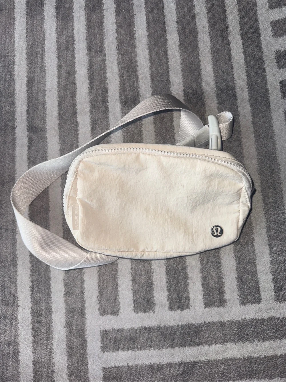 Lululemon Cream Belt Bag